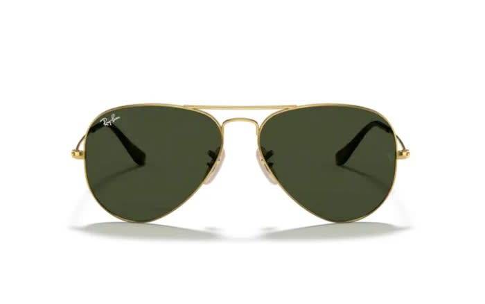 Ray-Ban Classic Aviator Sunglasses  RB3025 Gold/Green Lense