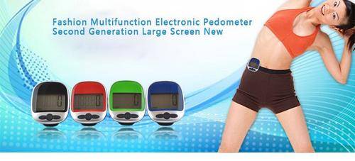 Multi-function Pedometer Large LCD Display