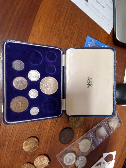 1950 Circulation set in SAU long proof case.