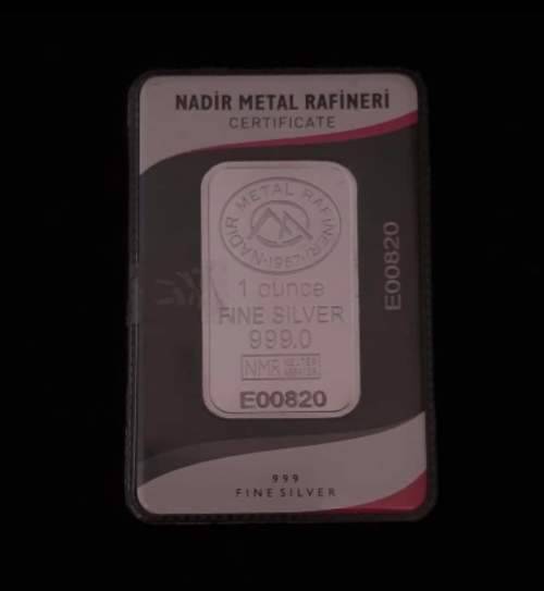 One Oz silver nadir bar