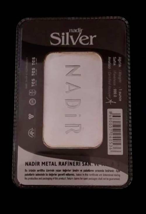One Oz silver nadir bar