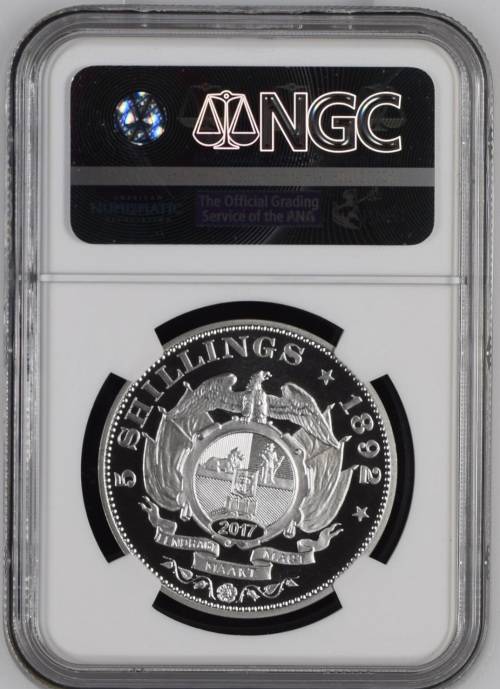 2017 31gram Germany 1892 South Africa 5 Shilling - 125th anniversary medal silver