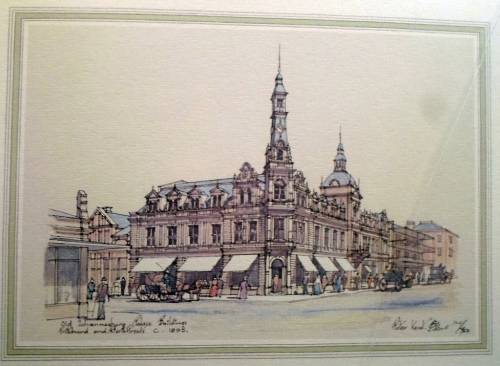 Peter Kent - Old Johannesburg Palace Buildings - Detailed limited edition print
