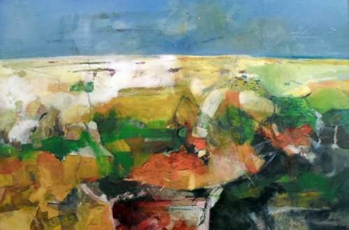 Margaret Gradwell Slabbert - Abstract - Magnificent!! - 92cm x 63cm. Bid now!!