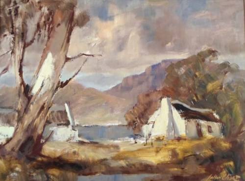 Johan Oldert - Farmscene - Investment art at its finest!! Bid now!!