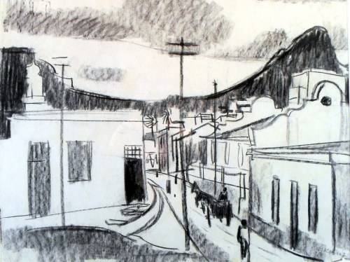 Alfred Krenz - Town scene - Investment art!! Magnificent! *Free courier! - Bid now!