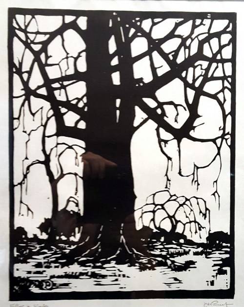 Pierneef - Willow in Winter - A beautiful photo lithograph!! Bid now!