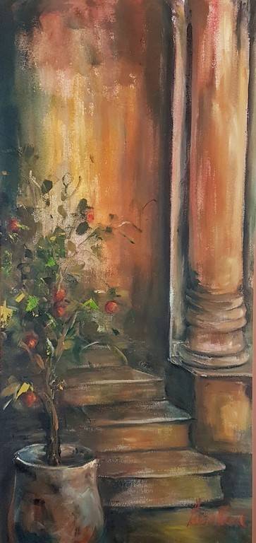 Petro O' Neil - Interior scene. - Large stunner! - Simply beautiful! - Bid now!