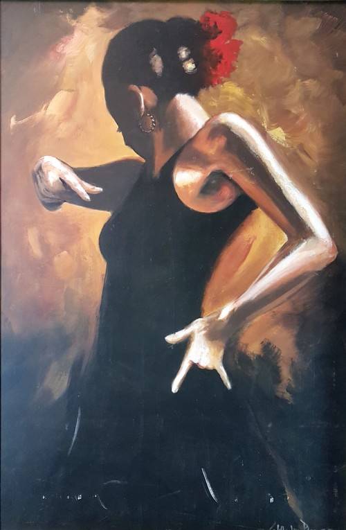 Wilhelm Ploner - Flamingo dancer - A stunning piece of art!! Bid now!!