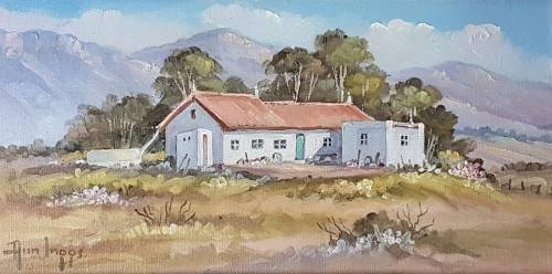 Ann Inggs - Farmhouse below the mountains - A stunning little treasure!! - Bid now!!