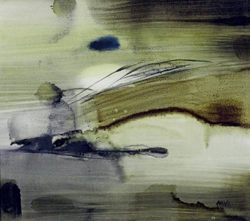Nina - Abstract II - Oil - A stunning piece of art! Bid now!