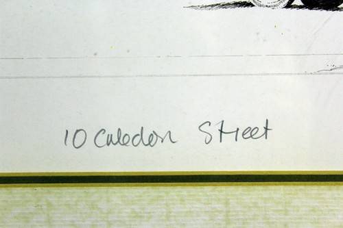 JJ Bams - 10 Caledon Street - Limited edition print