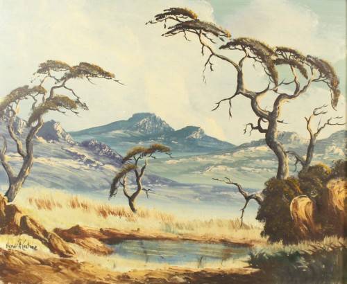 Hendrik Coetzee - Landscape - A stunner!! Bid now!
