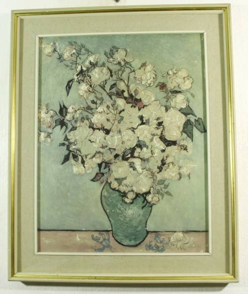 Van Gogh - Iris and Roses - Beautiful print! - Bid now!!