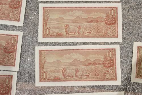 R1 - TW de Jongh - 10 Sequential numbers - Crisp & Uncirculated - Low price - Bid now!