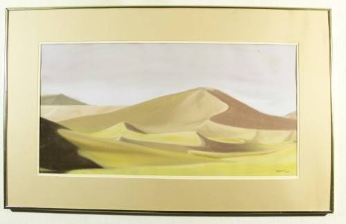 E Thompson - Sand dunes - A beautiful pastel - Giveaway price! - Bid now!!