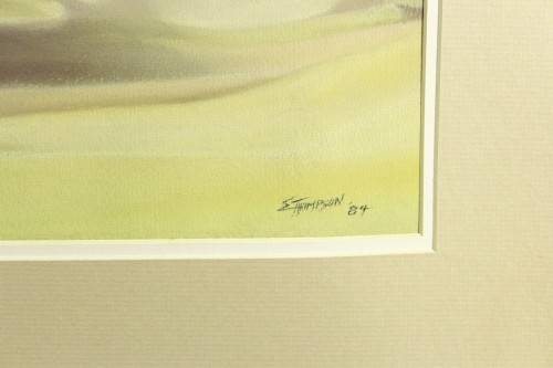 E Thompson - Sand dunes - A beautiful pastel - Giveaway price! - Bid now!!