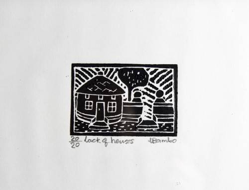 Lucas Bambo - Lack of houses - A beautiful miniature treasure! - Bid now!!