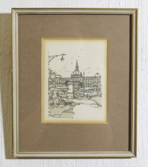 Don Adair - four little prints - Union Building, Paul Kruger, Raadsaal, Palace of Justice