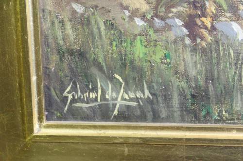 Gabriel de Jongh - Mountain landscape - Magnificent investment art!! - Bid now! *  Free courier!