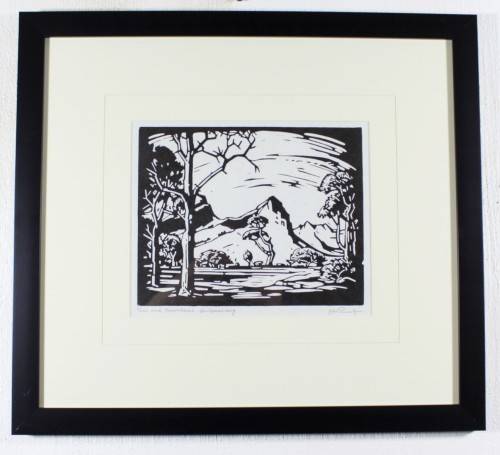 Pierneef - Trees and Mountains - Soutpansberg - A beautiful photo lithograph!! Bid now!