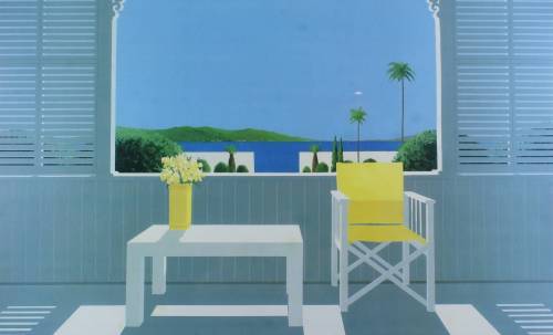 Unsigned silkscreen - Interior scene