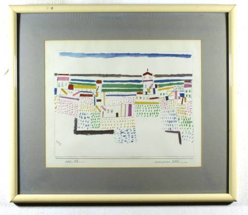 Paul Klee - Abstract Farm Scene - Print