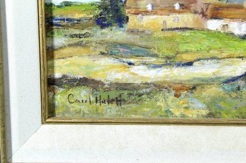Carel Halett - Rural Village - A beauty! - Bid now!
