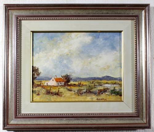 Neoklis Pnematicatos - Farm scene - Beautiful! - A little treasure! - Bid now!!