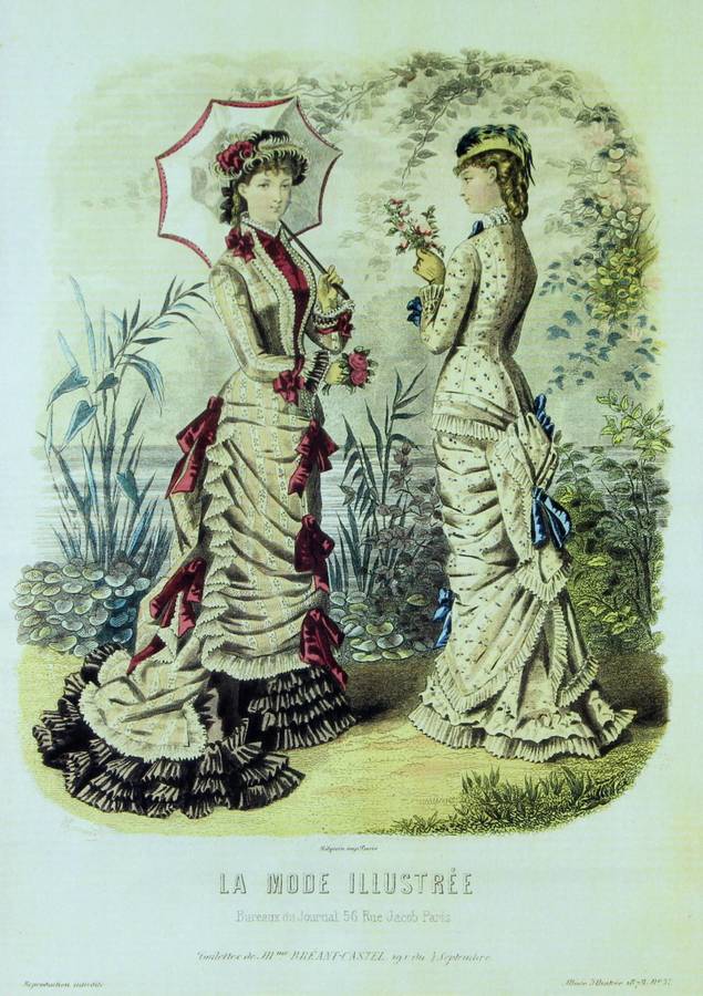 Fashion print - La Mode Illustree