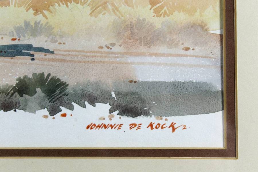 Johnnie de Kock - Donkey cart - A beautiful painting!! - Bid now!!