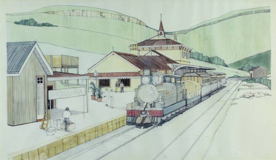 Pippa Rees - Inchanga Station - Circa 1900