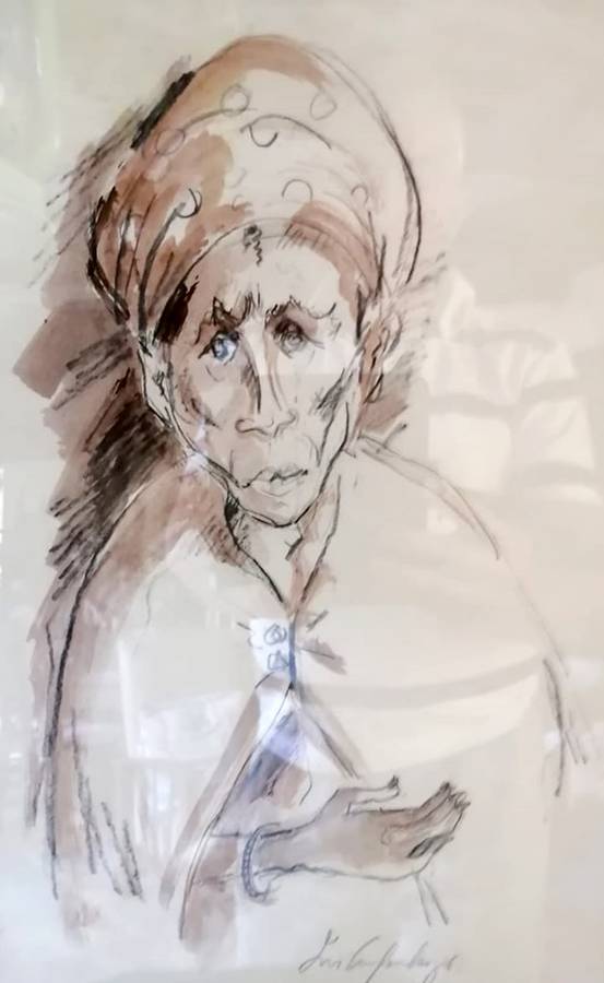 Iris Ampenberger - Portrait of an old woman