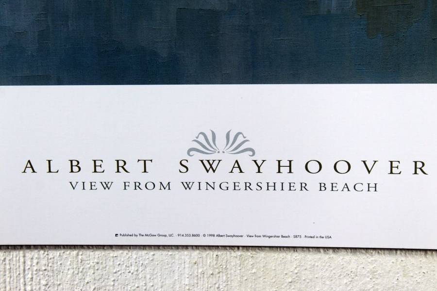 Poster - Albert Swayhoover - View from Wingershier Beach