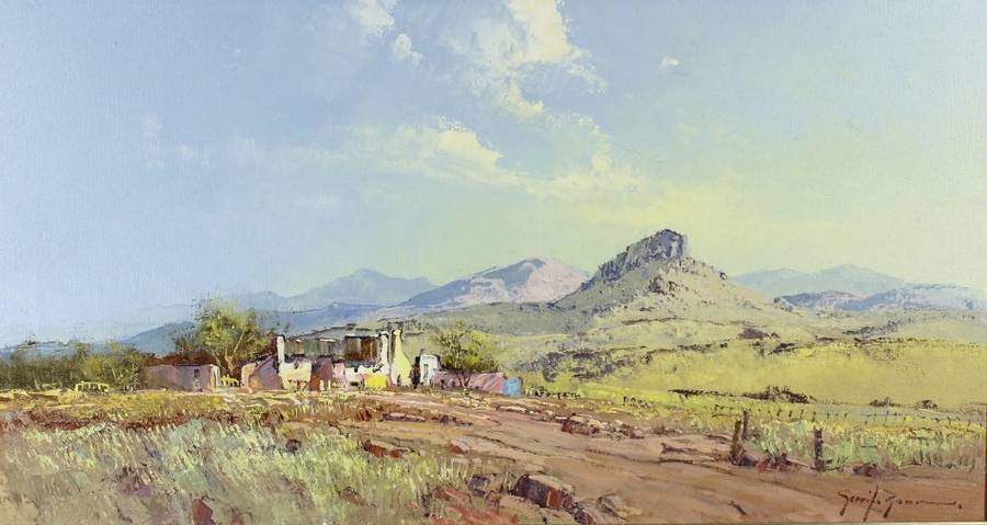 Gerrit Roon - Farmscene - A beautiful oil painting - *Free courier! - Bid now!!