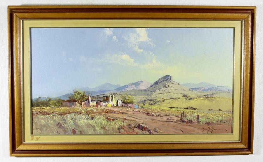 Gerrit Roon - Farmscene - A beautiful oil painting - *Free courier! - Bid now!!