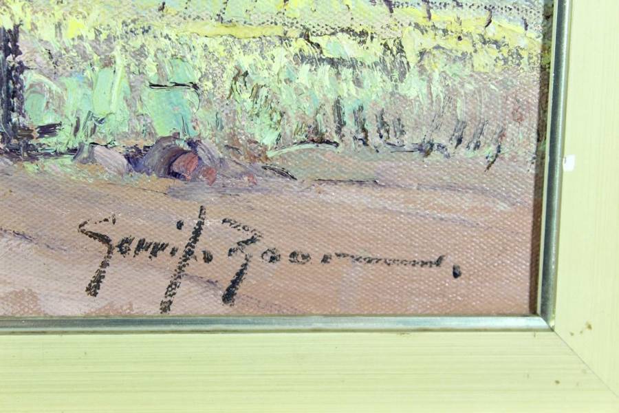 Gerrit Roon - Farmscene - A beautiful oil painting - *Free courier! - Bid now!!