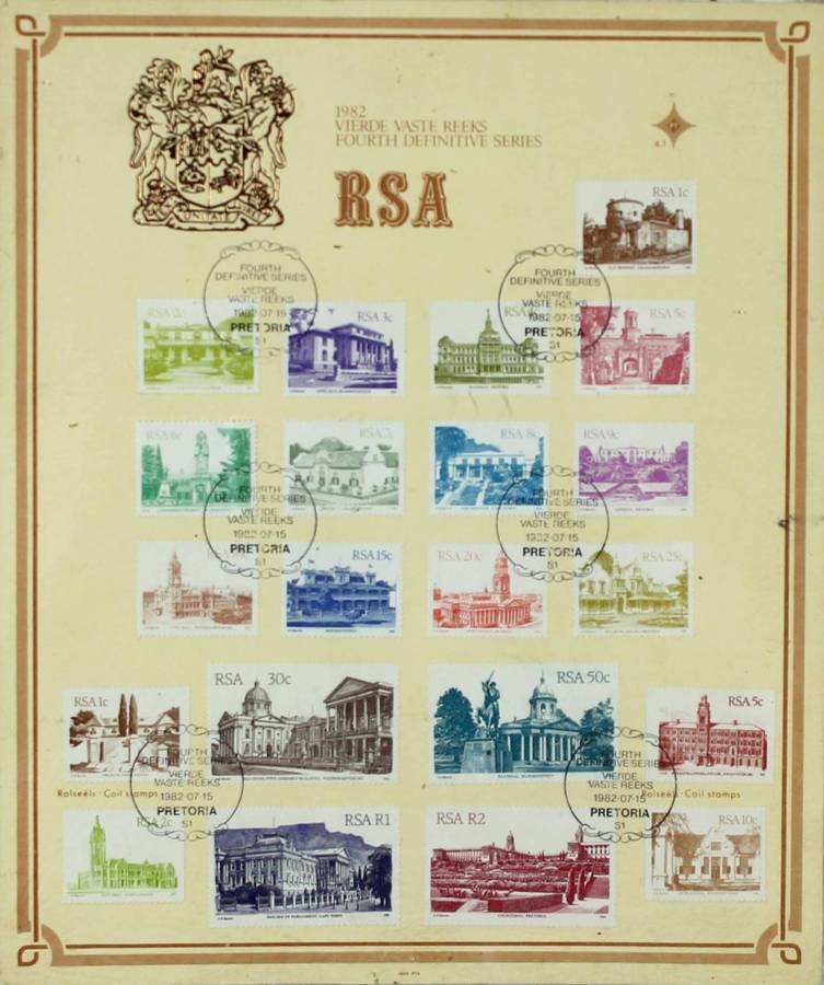 1982 Fourth definitive series stamps