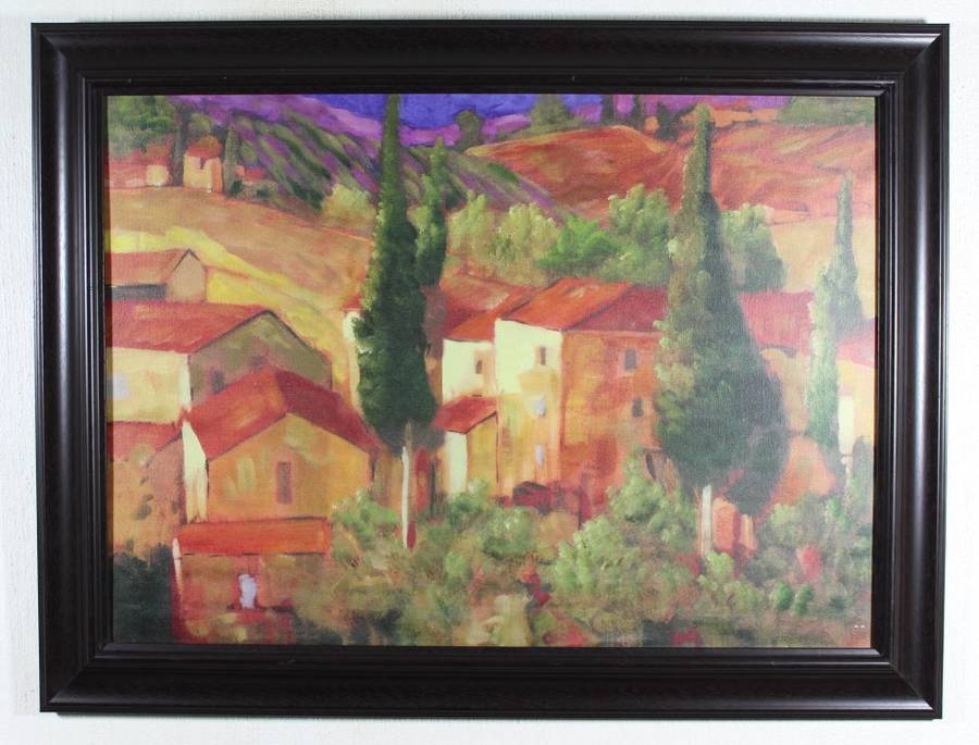 Italian village - A colorful beauty! - Bid now!