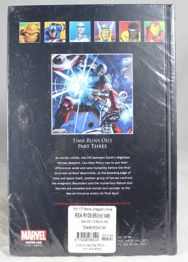 Marvel Ultimate Graphic Novels - Time Runs Out Part 3 - Book #107 - Bid Now!