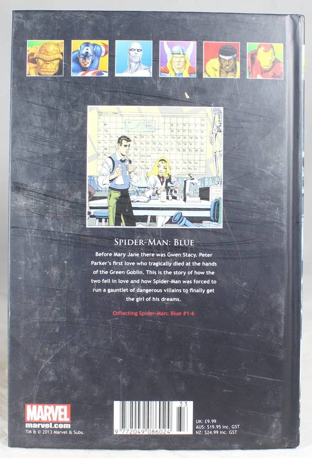 Marvel Ultimate Graphic Novels - Spider-Man - Blue - Book #25 - Bid Now!