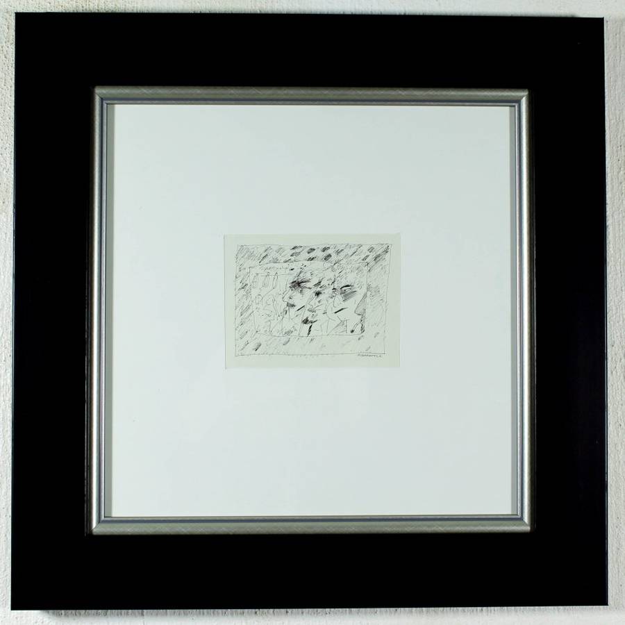 Norman Catherine - 3 Faces - Original ink drawing - Investment art!! - Bid now! *Free courier!