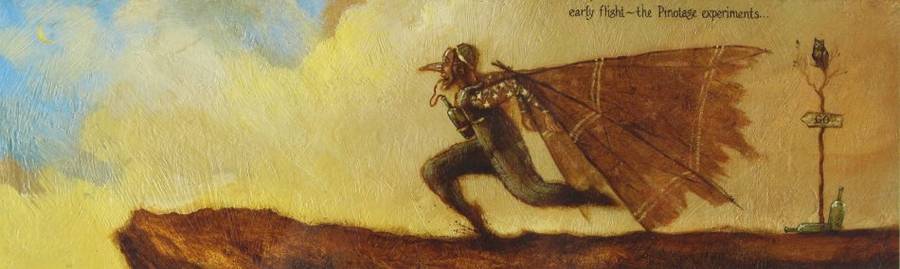 Simon Addy - Early flight - the Pinotage experiment - Limited edition print! - With COA - Bid now!