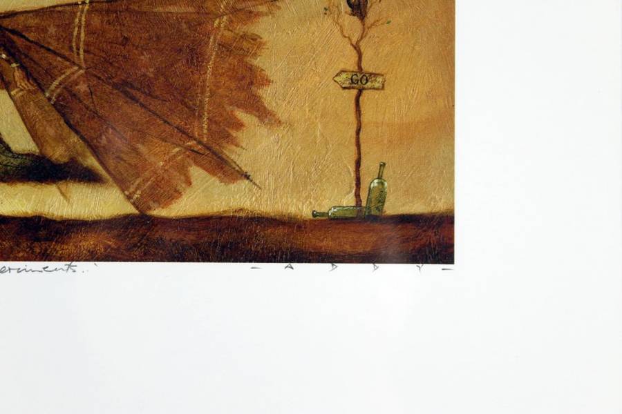 Simon Addy - Early flight - the Pinotage experiment - Limited edition print! - With COA - Bid now!