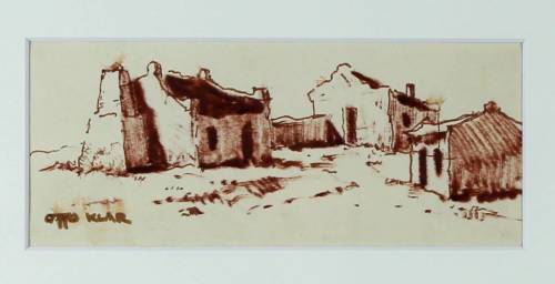 Otto Klar - Cape cottages in a rural settlement - Bid now!