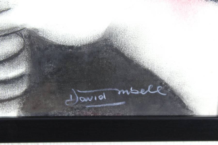 David Mbele - Musicians - A beautiful pastel - Low price, bid now!