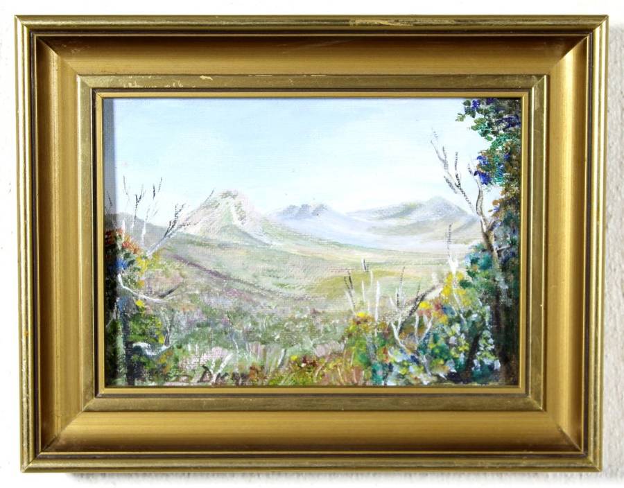 Bezz Digby - Valley landscape - Beautiful art!! Bid now!!