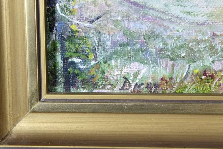 Bezz Digby - Valley landscape - Beautiful art!! Bid now!!