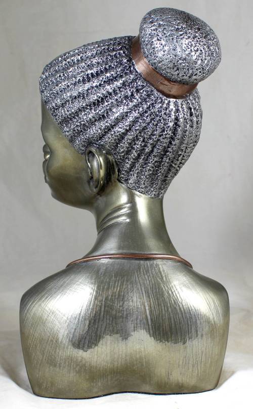 Casper Darare - Zulu Maiden - Posthumous Cold Casting - Magnificent large sculpture!! Bid now!