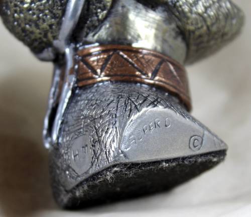 Casper Darare - Zulu Warrior - Posthumous Cold Casting - Magnificent!! Bid now!